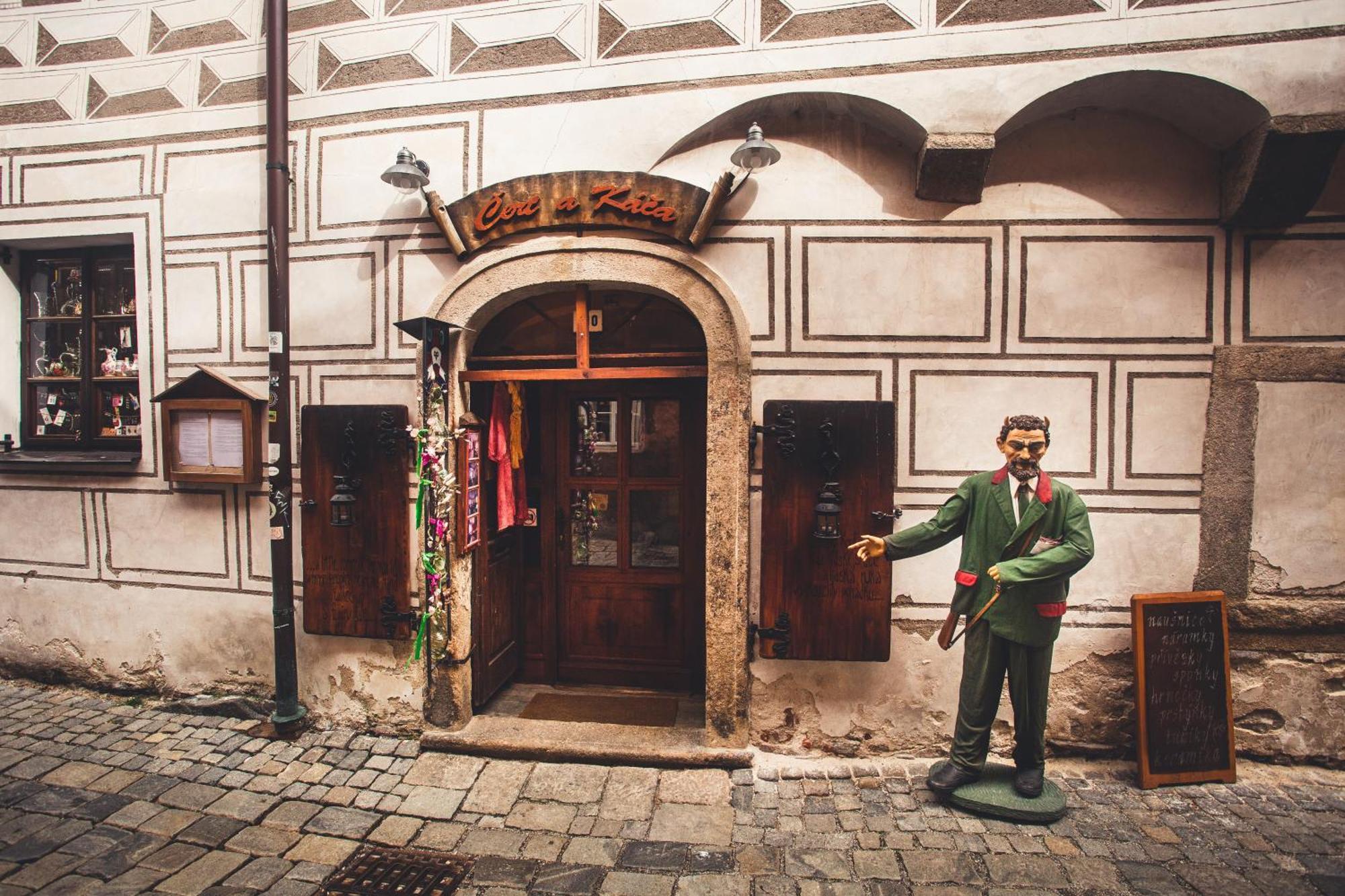 Pension Cert A Kaca Český Krumlov Exterior foto